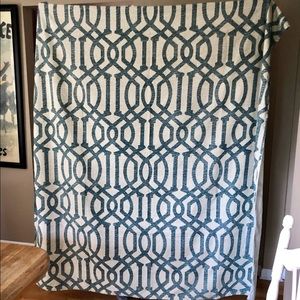 Threshold Geometric Shower Curtain